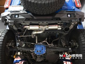 Ford Bronco Performance Exhaust System - Cat Back - Dual Exit - Injen - 3" - Black Tips